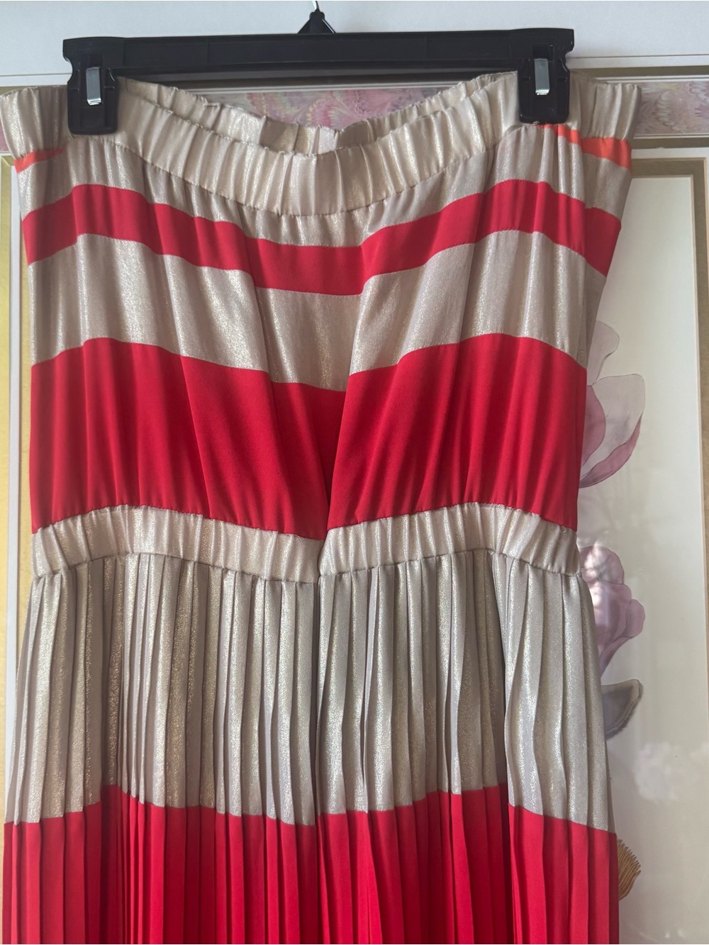Y2K Cache strapless pleated maxi dress - Picture 7 of 11